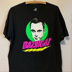 Big Bang theory short sleeve tee bazinga sz XL